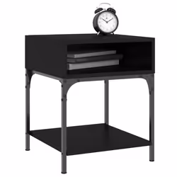VidaXL 825874 Table de nuit et table de chevet Noir