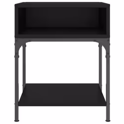 VidaXL 825874 Table de nuit et table de chevet Noir - Vue supplémentaire 5