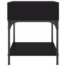 VidaXL 825874 Table de nuit et table de chevet Noir - Vue supplémentaire 6