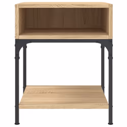VidaXL 825875 Table de nuit et table de chevet Chêne - Vue supplémentaire 4