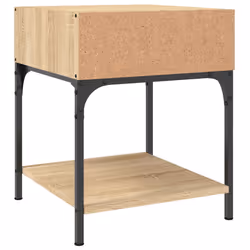 VidaXL 825875 Table de nuit et table de chevet Chêne - Vue supplémentaire 6