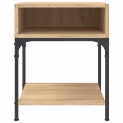 VidaXL 825876 Table de nuit et table de chevet Chêne - Vue supplémentaire 5