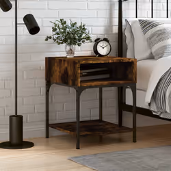 VidaXL 825877 Table de nuit et table de chevet Chêne