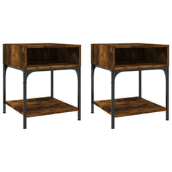 VidaXL 825878 Table de nuit et table de chevet Chêne