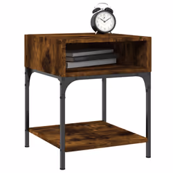 VidaXL 825878 Table de nuit et table de chevet Chêne