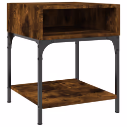 VidaXL 825878 Table de nuit et table de chevet Chêne - Vue supplémentaire 4