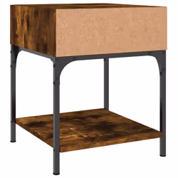 VidaXL 825878 Table de nuit et table de chevet Chêne - Vue supplémentaire 7