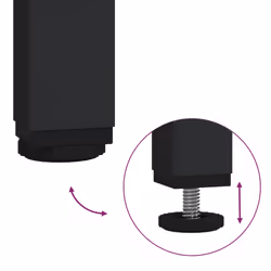 VidaXL 825878 Table de nuit et table de chevet Chêne - Vue supplémentaire 8