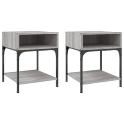 VidaXL 825880 Table de nuit et table de chevet Chêne