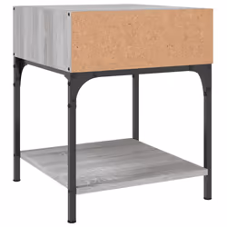 VidaXL 825880 Table de nuit et table de chevet Chêne - Vue supplémentaire 7