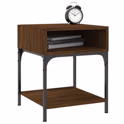 VidaXL 825882 Table de nuit et table de chevet Chêne