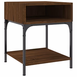 VidaXL 825882 Table de nuit et table de chevet Chêne - Vue supplémentaire 4