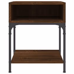 VidaXL 825882 Table de nuit et table de chevet Chêne - Vue supplémentaire 5