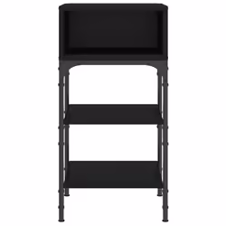 VidaXL 825884 Table de nuit et table de chevet Noir - Vue supplémentaire 5