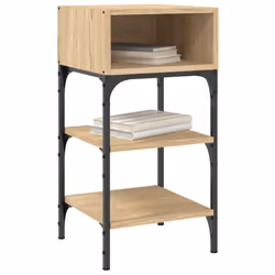 VidaXL 825886 Table de nuit et table de chevet Chêne