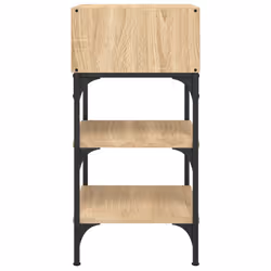 VidaXL 825886 Table de nuit et table de chevet Chêne - Vue supplémentaire 6