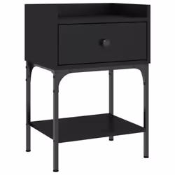 VidaXL 825893, Noir, Fer, Bois, 405 mm, 310 mm, 600 mm, 1 pièce(s)