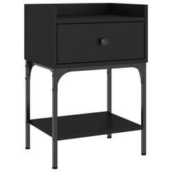VidaXL 825893 Table de nuit et table de chevet Noir