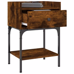 VidaXL 825897 Table de nuit et table de chevet Chêne