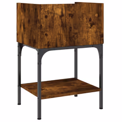 VidaXL 825897 Table de nuit et table de chevet Chêne - Vue supplémentaire 6