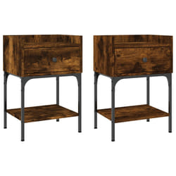 VidaXL 825898 Table de nuit et table de chevet Chêne