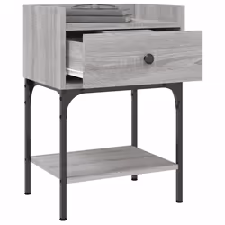 VidaXL 825899 Table de nuit et table de chevet Chêne