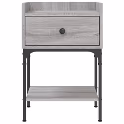 VidaXL 825899 Table de nuit et table de chevet Chêne - Vue supplémentaire 4
