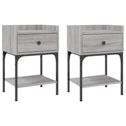 VidaXL 825900 Table de nuit et table de chevet Chêne