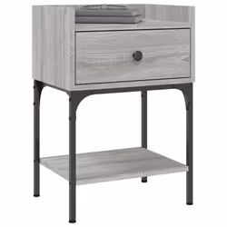 VidaXL 825900 Table de nuit et table de chevet Chêne