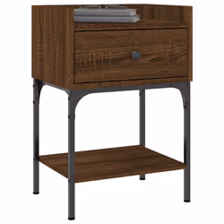 VidaXL 825902 Table de nuit et table de chevet Chêne