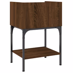 VidaXL 825902 Table de nuit et table de chevet Chêne - Vue supplémentaire 7