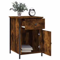 VidaXL 825907 Table de nuit et table de chevet Chêne - Vue supplémentaire 4