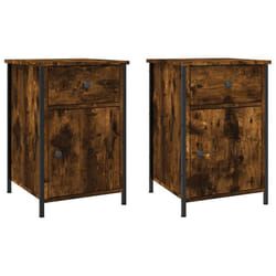 VidaXL 825908 Table de nuit et table de chevet Chêne