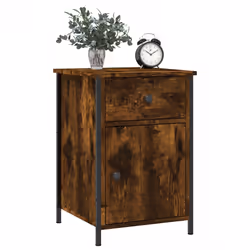 VidaXL 825908 Table de nuit et table de chevet Chêne - Vue supplémentaire 3