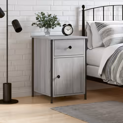 VidaXL 825909 Table de nuit et table de chevet Chêne