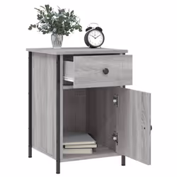VidaXL 825909 Table de nuit et table de chevet Chêne - Vue supplémentaire 4