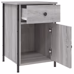 VidaXL 825909 Table de nuit et table de chevet Chêne - Vue supplémentaire 6