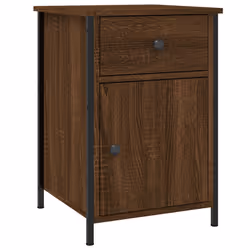 VidaXL 825912 Table de nuit et table de chevet Chêne - Vue supplémentaire 5