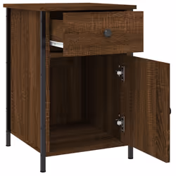 VidaXL 825912 Table de nuit et table de chevet Chêne - Vue supplémentaire 7