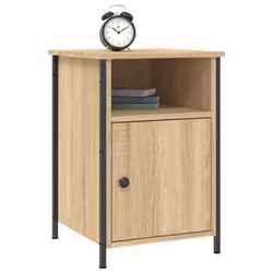VidaXL 825915 Table de nuit et table de chevet Chêne