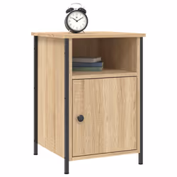 VidaXL 825916 Table de nuit et table de chevet Chêne
