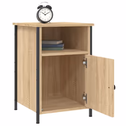 VidaXL 825916 Table de nuit et table de chevet Chêne - Vue supplémentaire 4