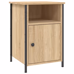 VidaXL 825916 Table de nuit et table de chevet Chêne - Vue supplémentaire 5