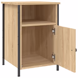 VidaXL 825916 Table de nuit et table de chevet Chêne - Vue supplémentaire 7
