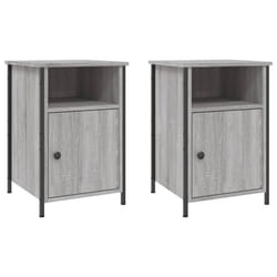 VidaXL 825920 Table de nuit et table de chevet Chêne