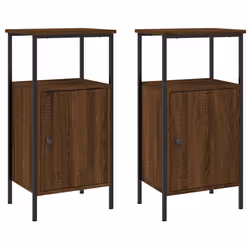 VidaXL 825932, Chêne, Fer, Bois, 410 mm, 310 mm, 800 mm, 2 pièce(s)