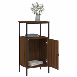 VidaXL 825932 Table de nuit et table de chevet Chêne - Vue supplémentaire 4