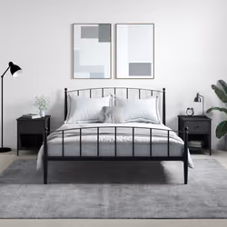VidaXL 825934 Table de nuit et table de chevet Noir