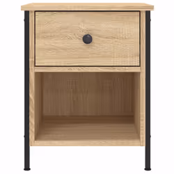 VidaXL 825935 Table de nuit et table de chevet Chêne - Vue supplémentaire 6