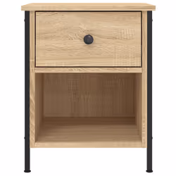 VidaXL 825936 Table de nuit et table de chevet Chêne - Vue supplémentaire 7